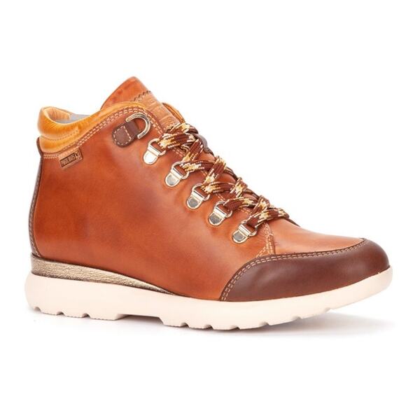 Pikolinos women's size 38 -US size 7 1/2 - 8 leather ankle lace up boots - Picture 1 of 13